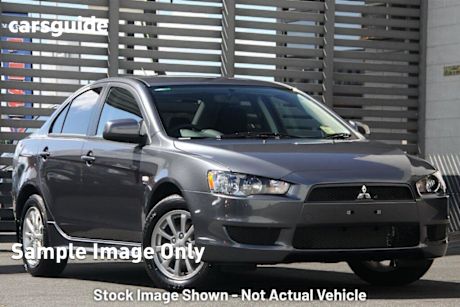 Grey 2010 Mitsubishi Lancer Sedan Activ
