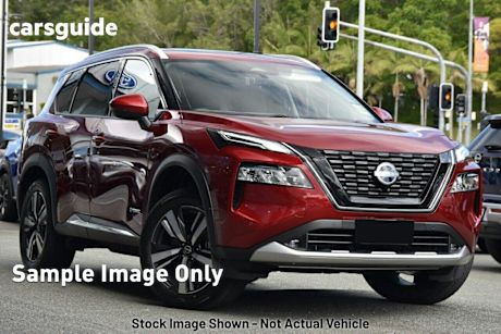 Red 2025 Nissan X-Trail Wagon TI (4WD) E-Power (hybrid)