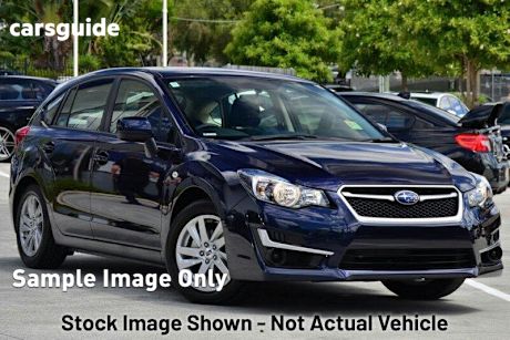 Blue 2015 Subaru Impreza Hatchback 2.0I (awd)
