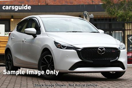 White 2025 Mazda Mazda2 Hatchback G15 GT