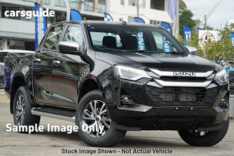 Black 2025 Isuzu D-MAX Crew Cab Utility LS-U (4X4)