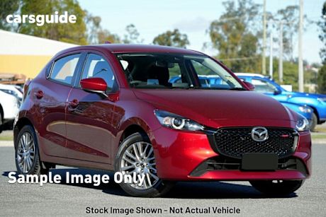 Red 2025 Mazda Mazda2 Hatchback G15 Evolve