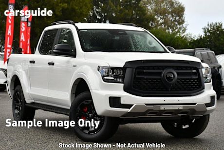Black 2025 GWM Cannon Alpha Dual Cab Utility LUX Phev (4X4)