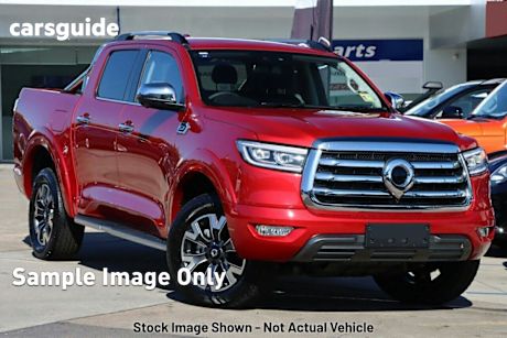 Red 2022 GWM UTE Dual Cab Utility Cannon-X (4X4)