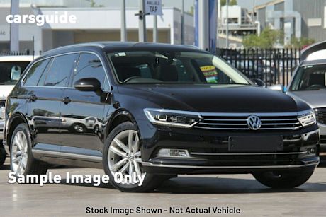 Blue 2016 Volkswagen Passat Wagon 140 Tdi Highline