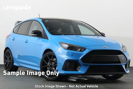 Blue 2018 Ford Focus Hatchback RS Limited Edition