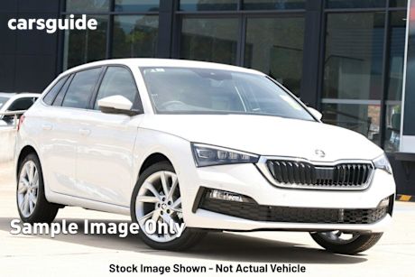 White 2022 Skoda Scala Hatchback 110 TSI Signature