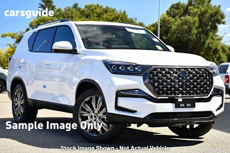 White 2025 KGM Rexton Wagon Ultimate Sport Pack (4WD)