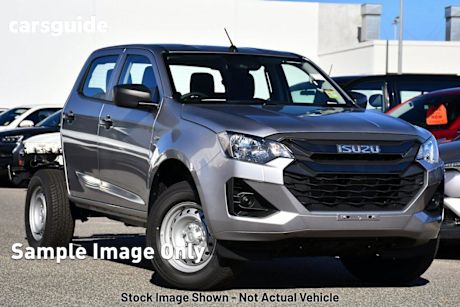 Grey 2025 Isuzu D-MAX Crew Cab Chassis SX (4X4)