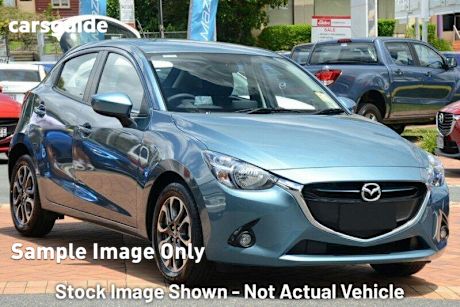 Blue 2015 Mazda 2 Hatchback Genki