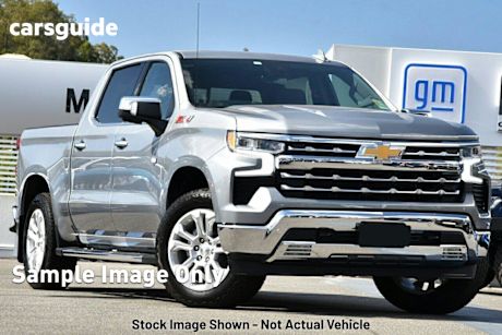 Grey 2025 Chevrolet Silverado Crew Cab Pickup 1500 LTZ Premium