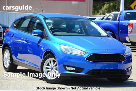 Blue 2015 Ford Focus Hatchback Trend