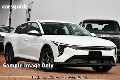 White 2024 Kia K4 Sedan S
