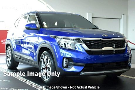 Blue 2020 Kia Seltos Wagon GT Line (awd)