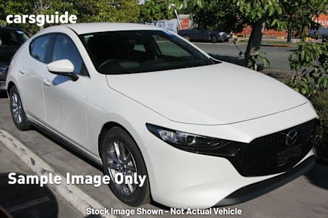 White 2019 Mazda 3 Hatchback G20 Pure