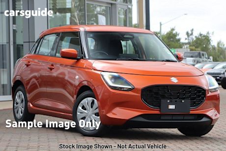 Orange 2025 Suzuki Swift Hatchback Hybrid