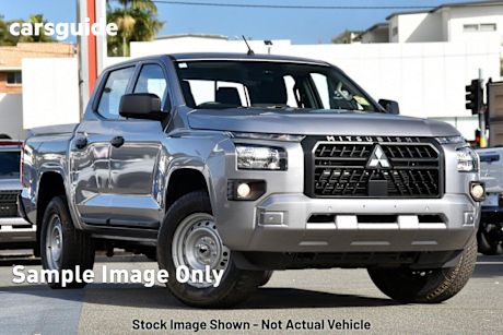 Silver 2025 Mitsubishi Triton Double Cab Pick Up Glx (4X2)