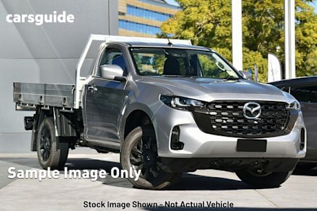 Blue 2025 Mazda BT-50 Cab Chassis Xt (4X4)