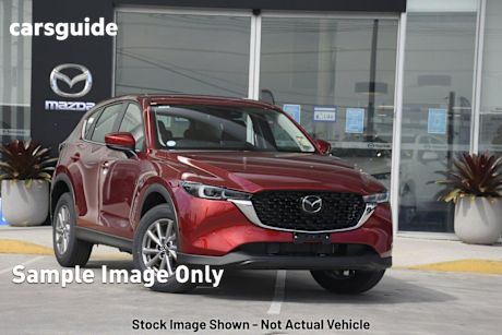 Red 2025 Mazda CX-5 Wagon G25 Maxx Sport (Fwd)