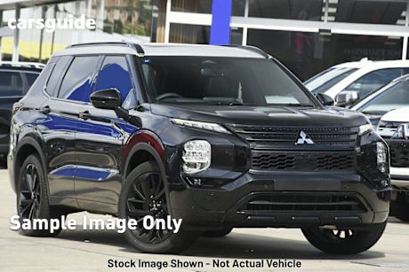 Black 2025 Mitsubishi Outlander Wagon Phev Gsr (Awd)