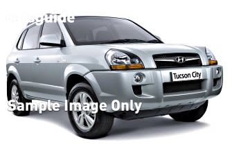 White 2009 Hyundai Tucson Wagon City Sx
