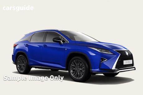 Blue 2022 Lexus RX450H Wagon Luxury + Ep Hybrid