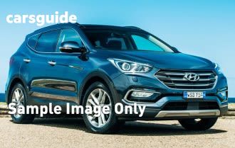 White 2017 Hyundai Santa FE Wagon Elite Crdi (4X4)