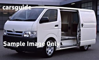 White 2010 Toyota HiAce Van Lwb