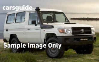 White 2014 Toyota Landcruiser Workmate (4X4) 11 Seat