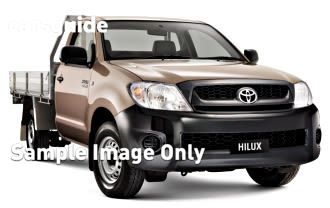 White 2009 Toyota Hilux Cab Chassis Workmate