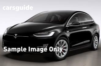 Blue 2017 Tesla Model X Wagon P100D