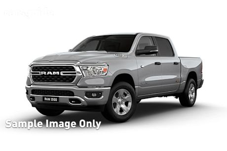 Blue 2023 Ram 1500 Crew Cab Utility Big Horn (5-7 Tub) Mhev (4X4)