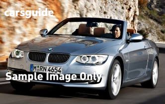 Black 2013 BMW 320D Convertible