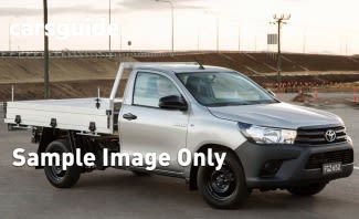 White 2018 Toyota Hilux Cab Chassis Workmate
