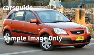 Blue 2007 Kia RIO Hatchback Ex