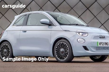 Blue 2023 Fiat 500E Hatchback La Prima