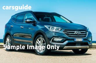 Blue 2017 Hyundai Santa FE Wagon Highlander Crdi (4X4)