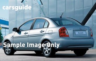 Blue 2007 Hyundai Accent Sedan Slx