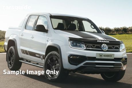 Silver 2022 Volkswagen Amarok Dual Cab Utility Tdi580 W580S 4Motion