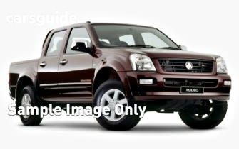 Red 2003 Holden Rodeo Crew Cab Pickup Lt