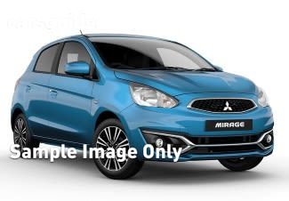 Blue 2016 Mitsubishi Mirage Hatchback Es