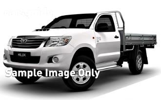 White 2014 Toyota Hilux Cab Chassis Sr (4X4)