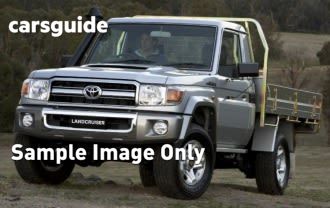 White 2015 Toyota Landcruiser Cab Chassis Gx (4X4)