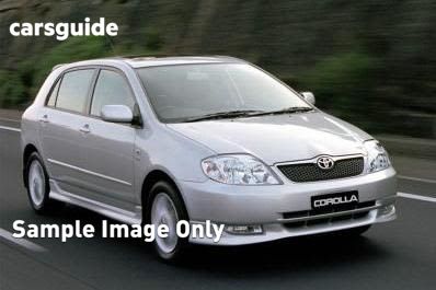 Blue 2003 Toyota Corolla Hatchback Ascent Seca