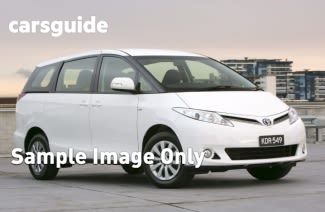 White 2014 Toyota Tarago Wagon Ultima V6