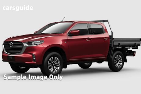 Silver 2023 Mazda BT-50 Dual Cab Chassis Xt (4X4)