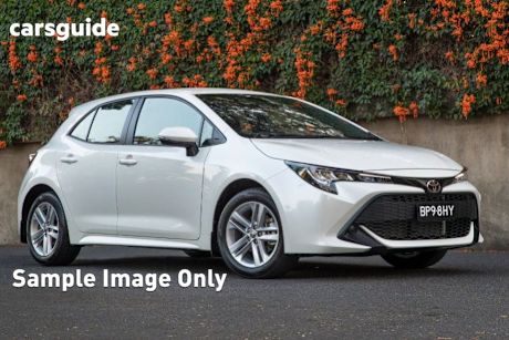 Blue 2019 Toyota Corolla Hatchback Ascent Sport (Hybrid)