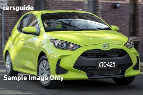 White 2023 Toyota Yaris Hatchback Ascent Sport