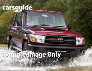 Blue 2008 Toyota Landcruiser Wagon Workmate (4X4)