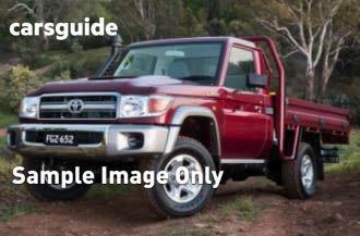 White 2019 Toyota Landcruiser Cab Chassis Workmate (4X4)